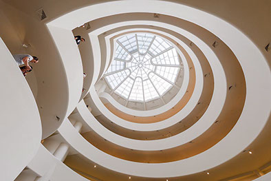 Architectural retoucher in London | Guggenheim Museum spiral